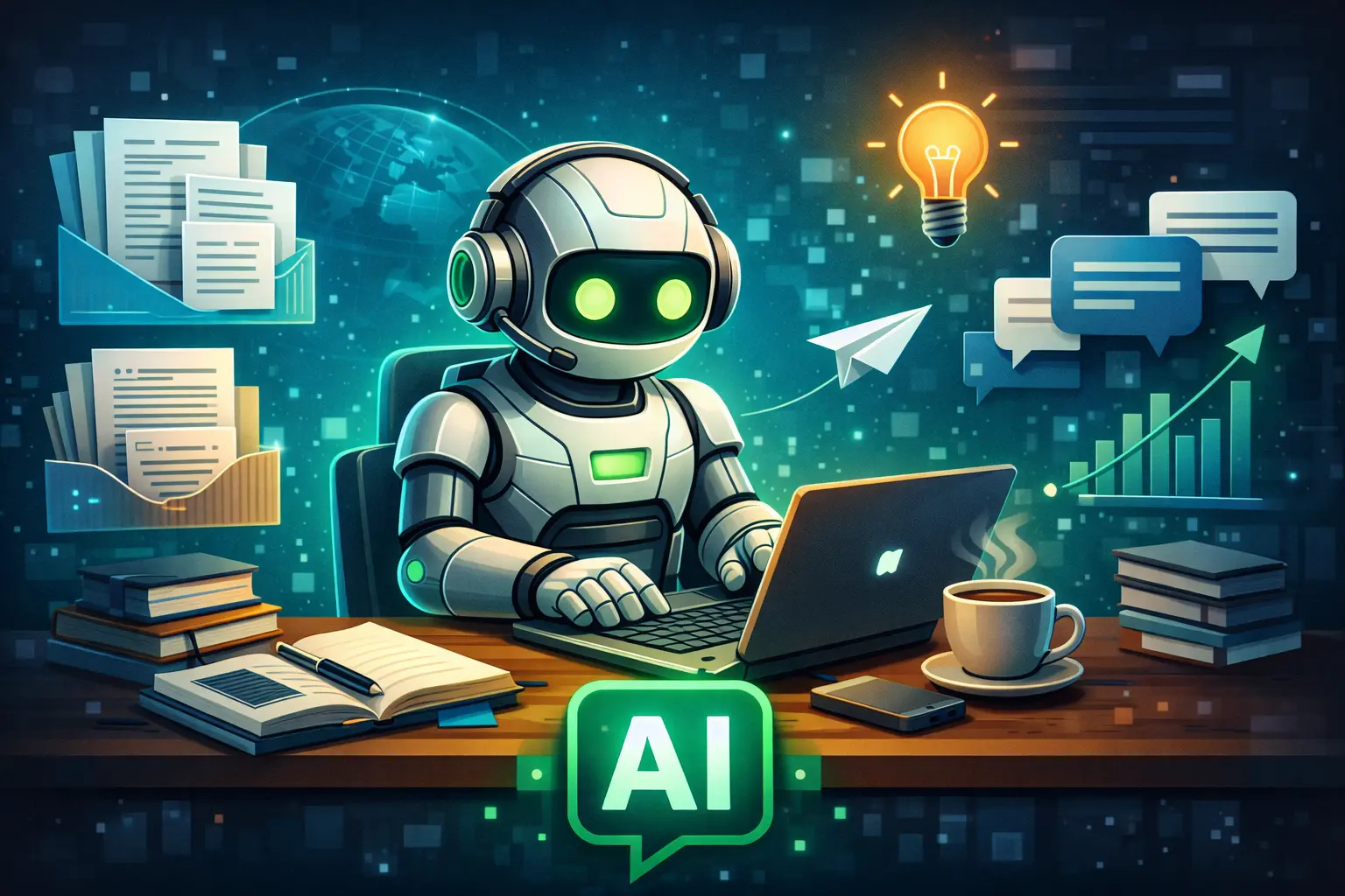 AI инструменты для написания текста и генерации статей с помощью нейросетей